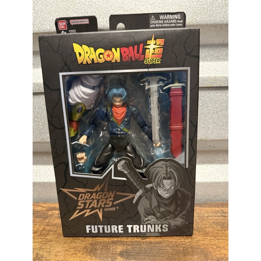 Dragon Ball Super Dragon Stars Future Trunks Action Figure w/ SS Broly Part